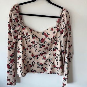 ASOS sweetheart neckline top
